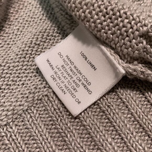 White + Warren Linen Cardigan - Picture 4 of 7